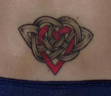 Celtic Heart Lower Back Tat